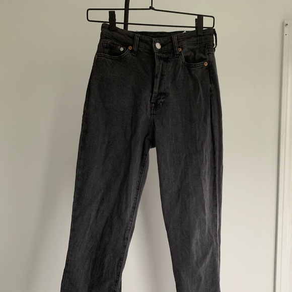 h&m ultra high waist mom jeans size 2 - Picture 5 of 10